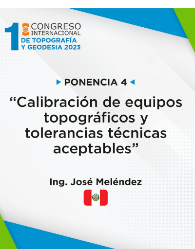 CONGRESO INTERNACIONAL DE TOPOGRAFÍA Y GEODESIA 2023