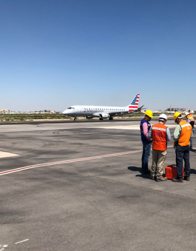 Entrega de poligonal de referencia en Aeropuerto