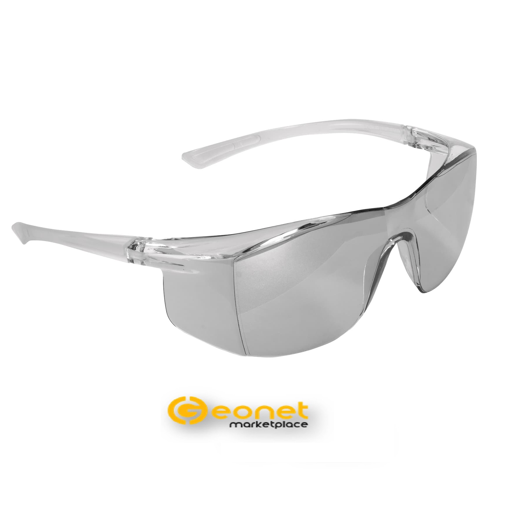 Lentes de seguridad espejo plata