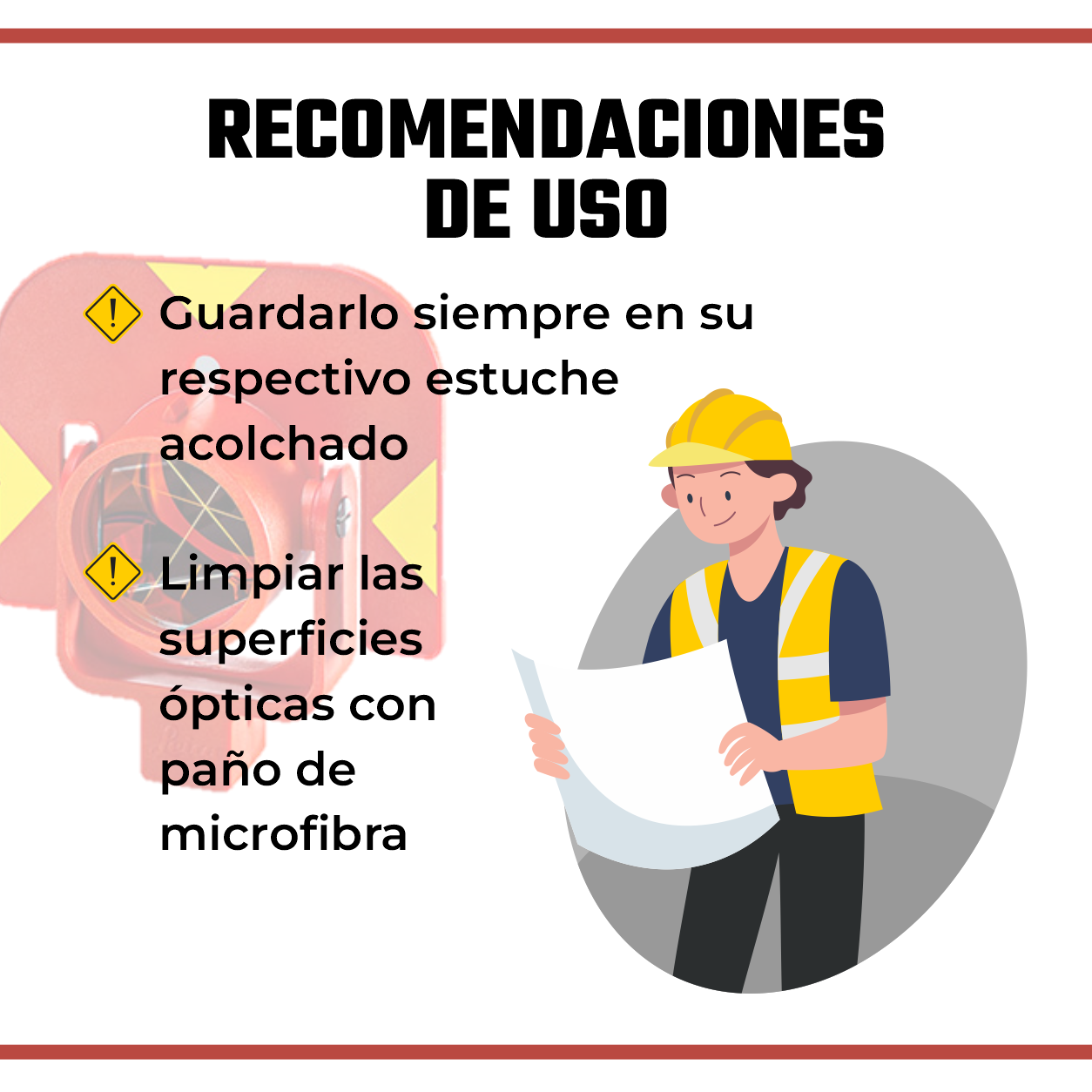 PRISMA CON PORTA PRISMA LEICA GPR111 (ORIGINAL)