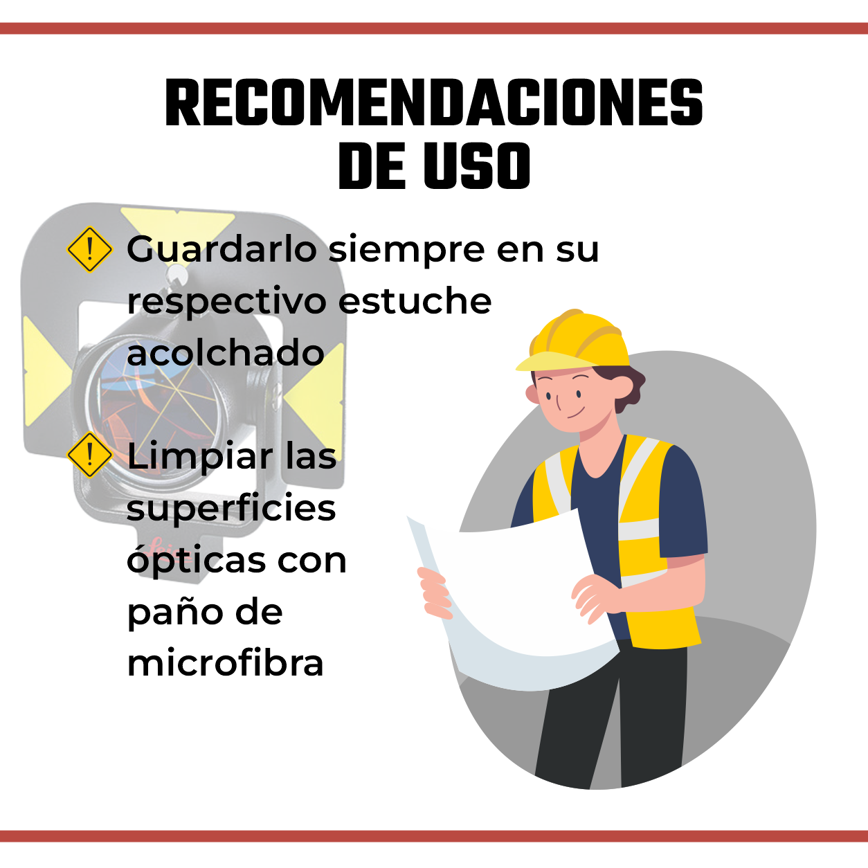 PRISMA CON PORTA PRISMA LEICA GPR121 (ORIGINAL)