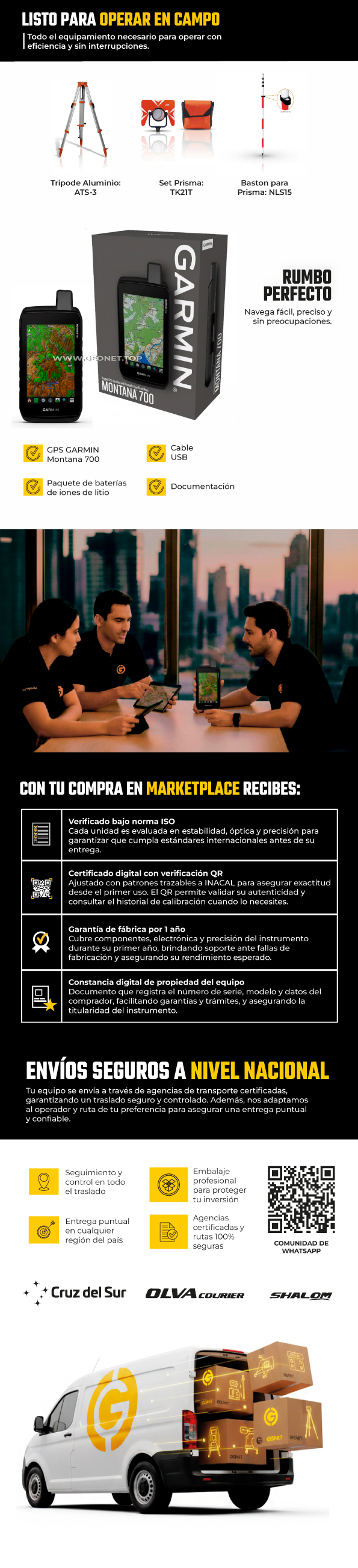 GPS GARMIN Montana 700