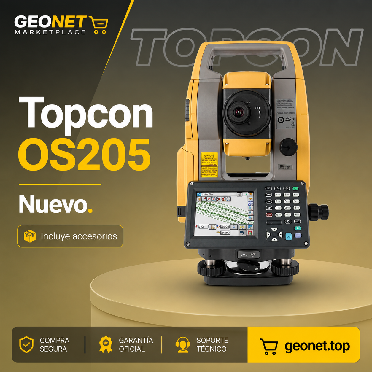 Estación total Topcon OS205