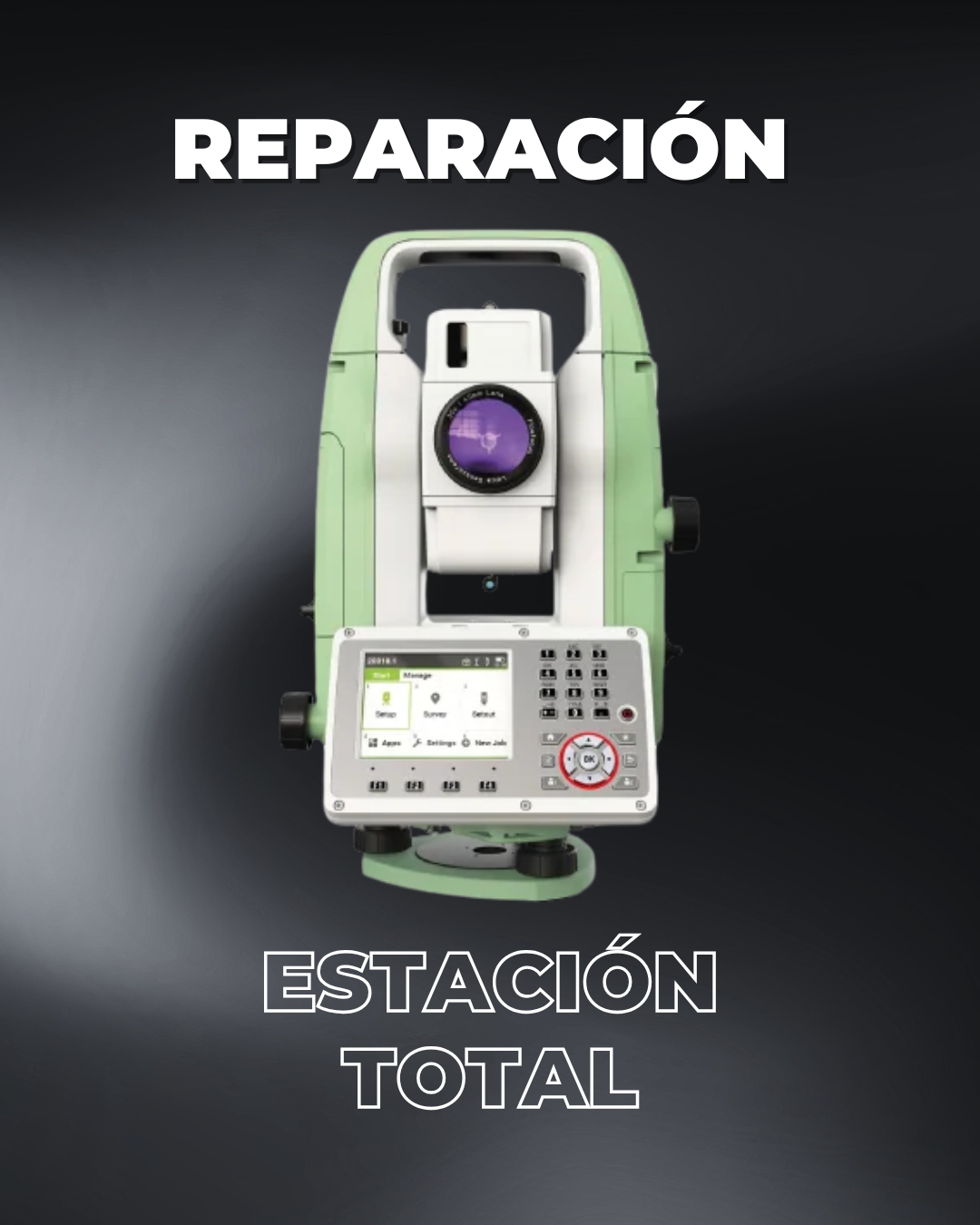 REPARACIÓN DEL EJE DE MUÑONES - ESTACIÓN TOTAL