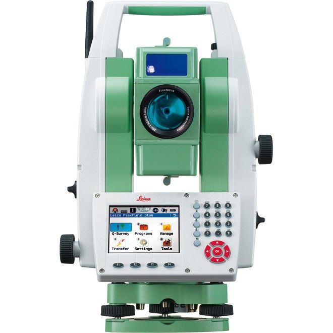 Ajuste de línea base (baseline EDM) para estación total LEICA TS09-1 R1000