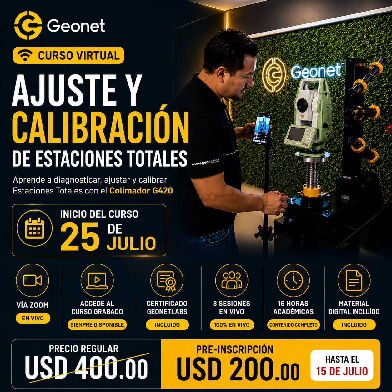 Curso de Calibración para estación total