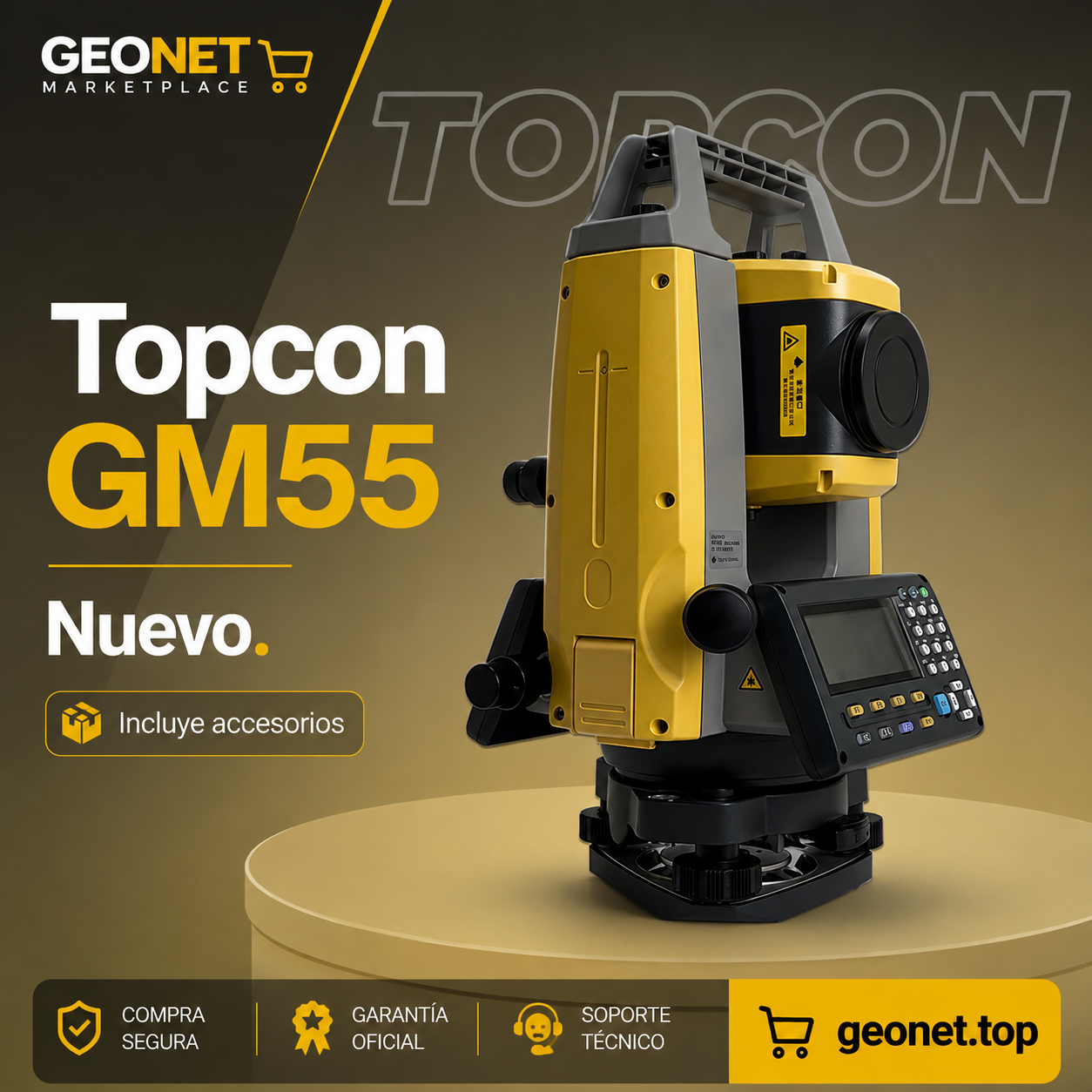 Estación Total Topcon GM55