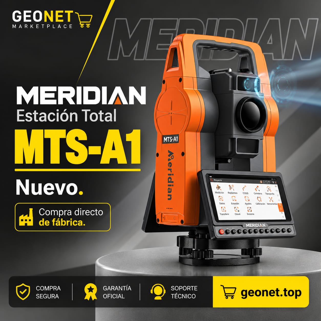 Estación total MERIDIAN MTS-A1
