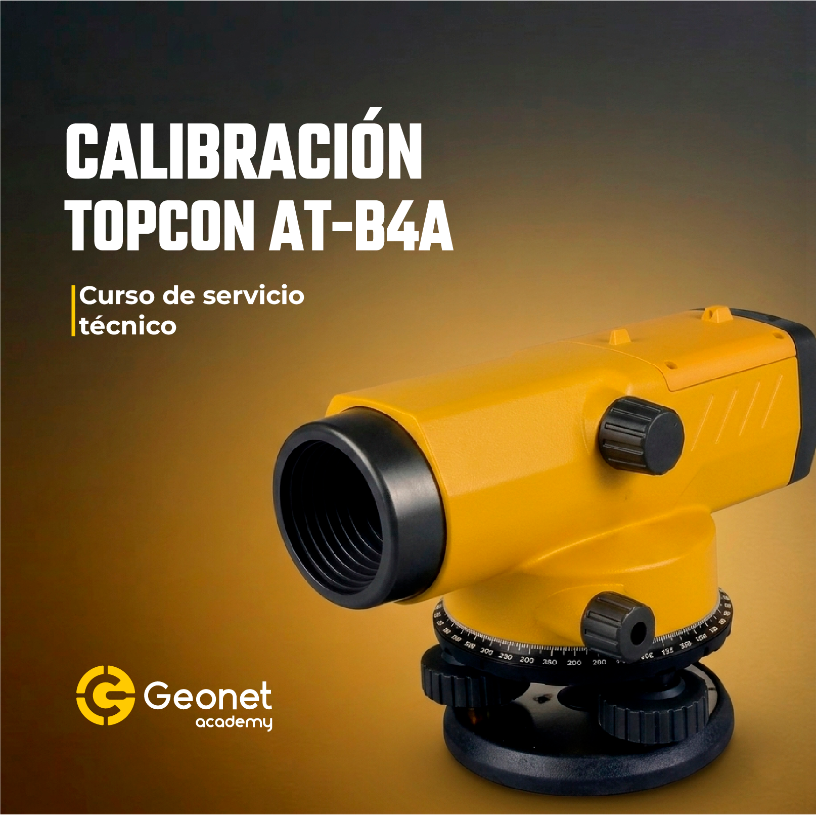 CALIBRACIÓN DE NIVEL AUTOMÁTICO TOPCON AT-B4A