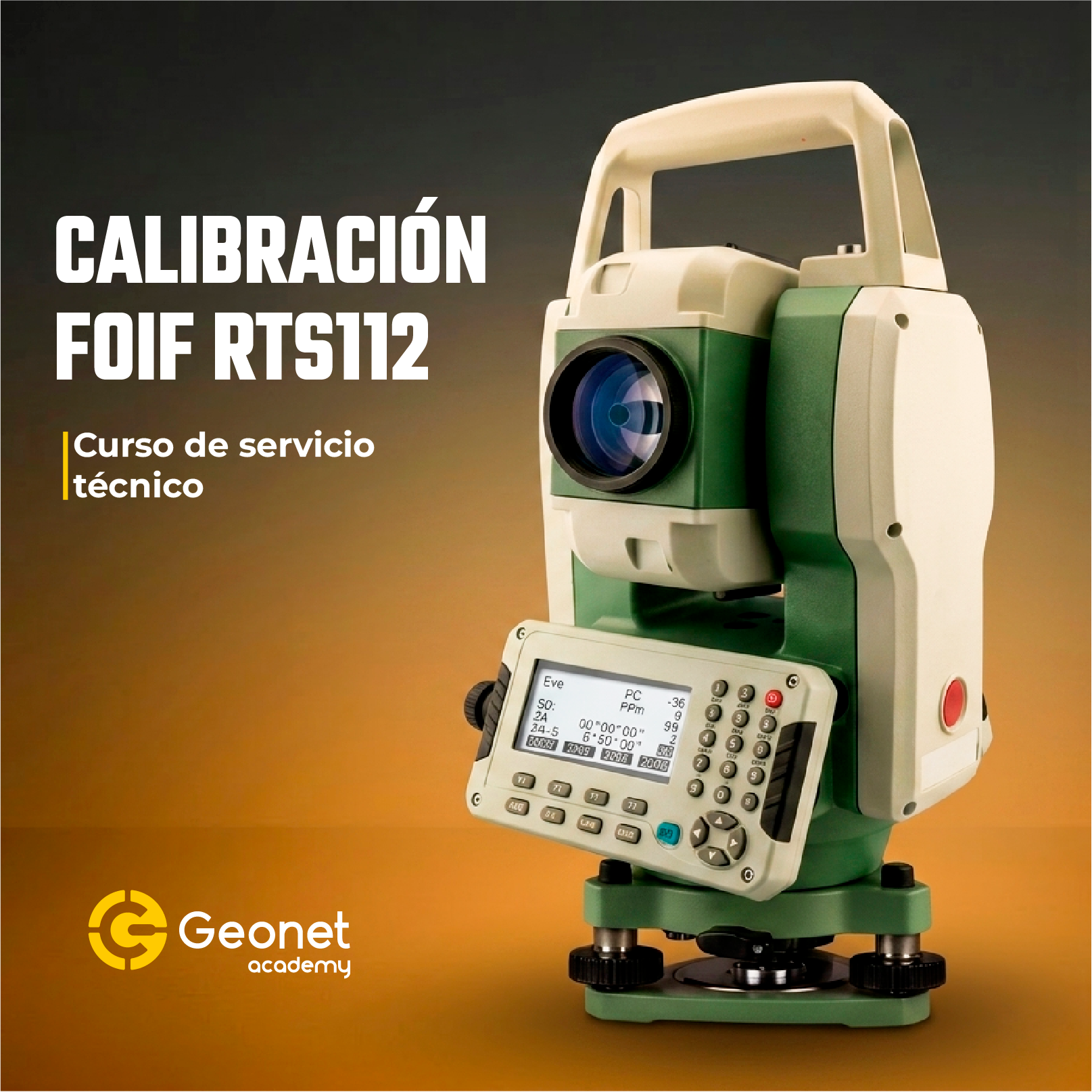 CALIBRACIÓN DE ESTACIÓN TOTAL FOIF RTS112
