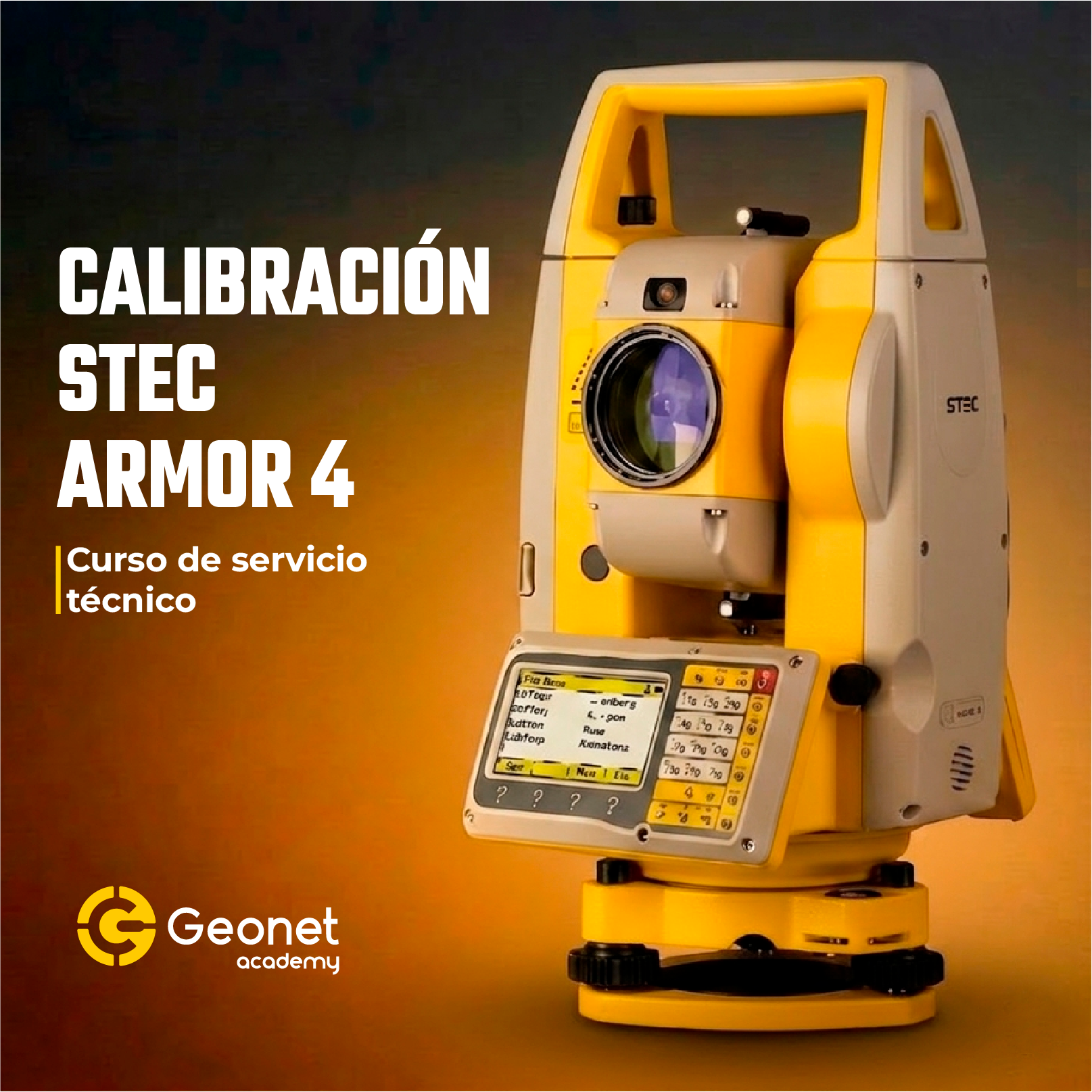 CALIBRACIÓN DE ESTACIÓN TOTAL STEC ARMOR 4