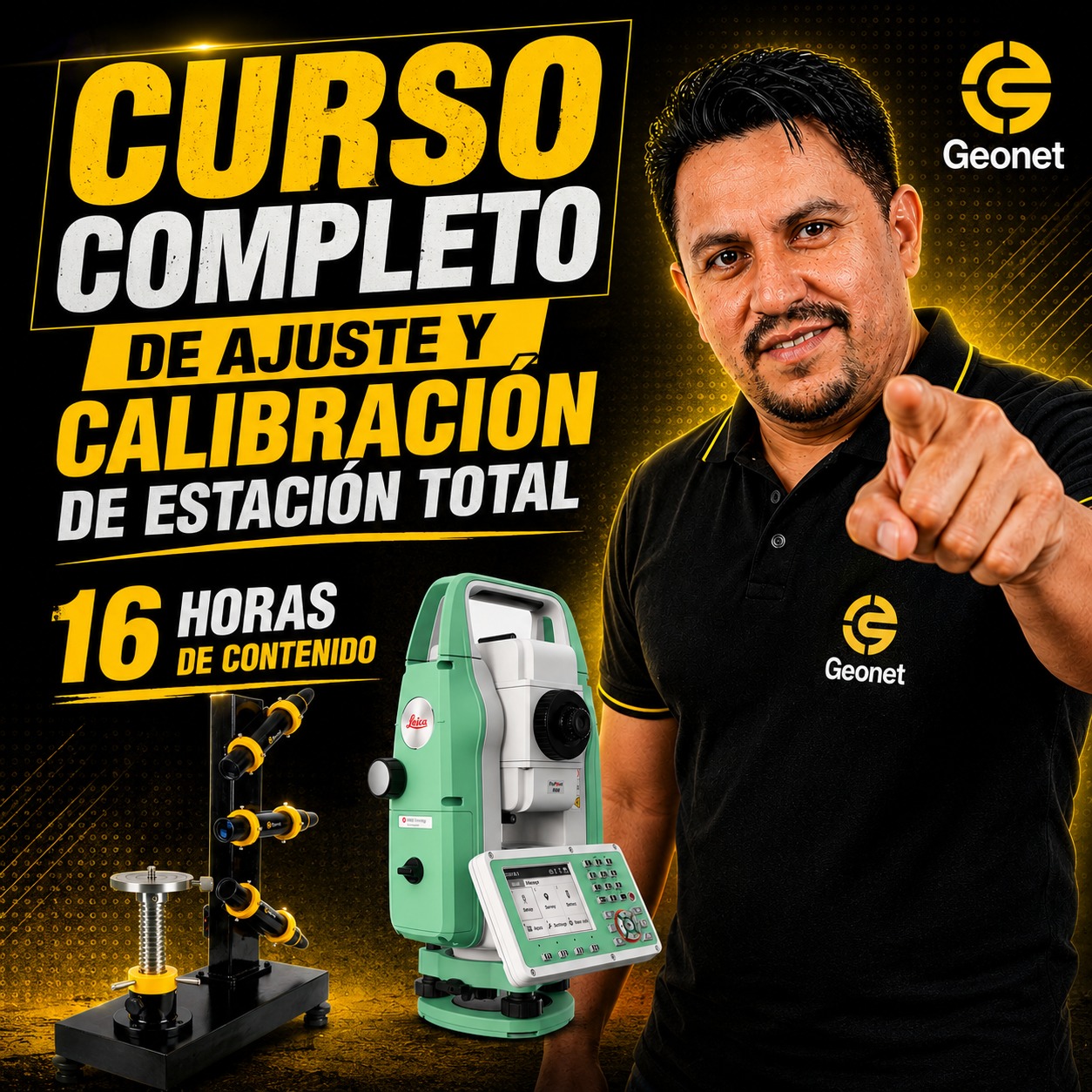 Curso Completo de Ajuste y Calibración de Estación Total