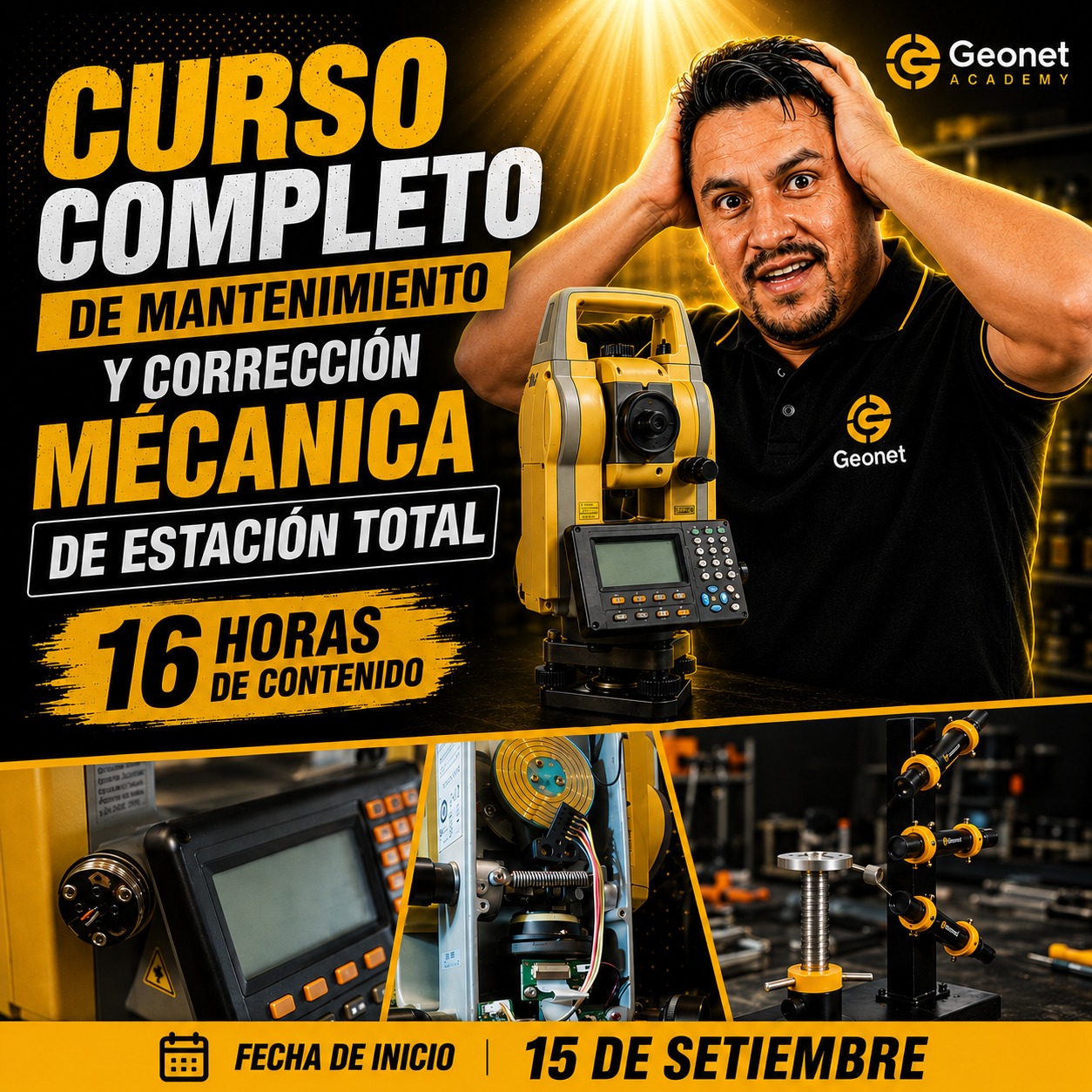 Curso Virtual de Mantenimiento y Corrección Mecánica de Estaciones Totales