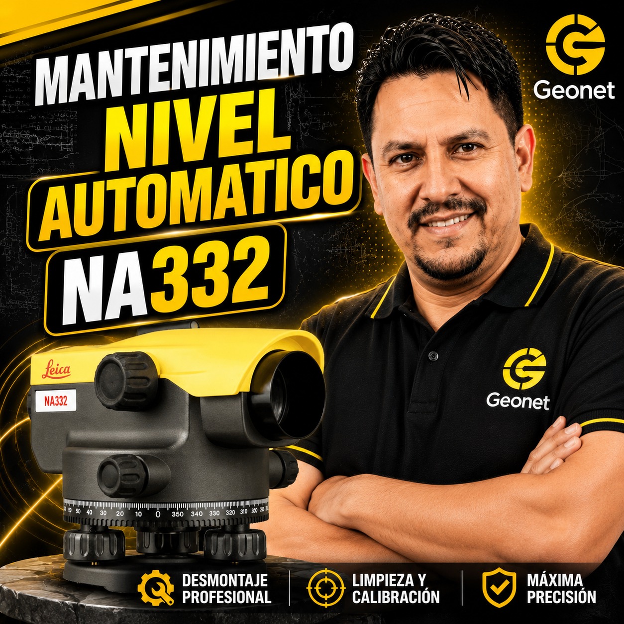 AJUSTE DE NIVEL AUTOMÁTICO LEICA NA330